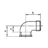 Conex Bänninger Kolano 90° miedziane GWxGZ 3/4"x3/4" 3092006000000
